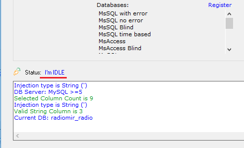 I am idle - Havij Status