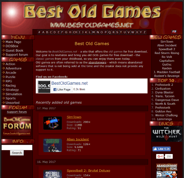 Free Old Game Downloads 96