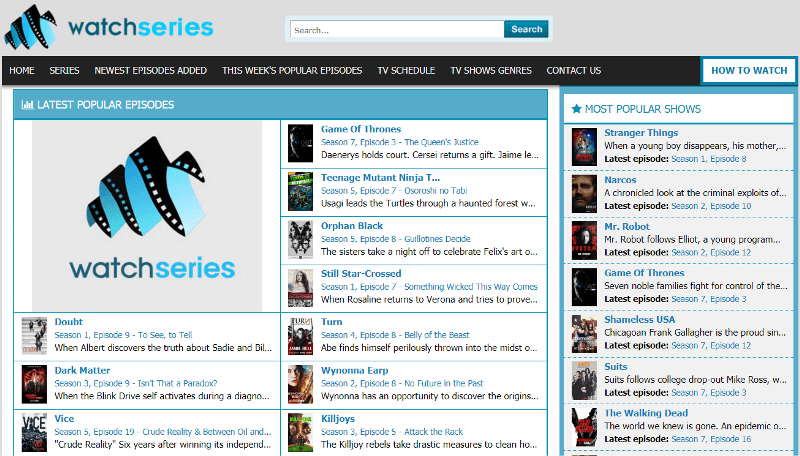 free tv series watch website