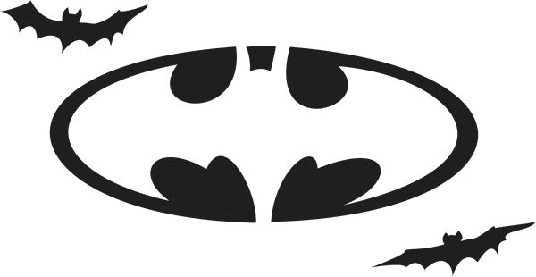 Batman free printables batman logo stencil printable cake library 