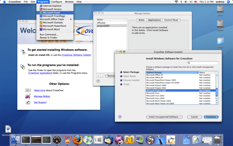 run windows programs on mac crossover