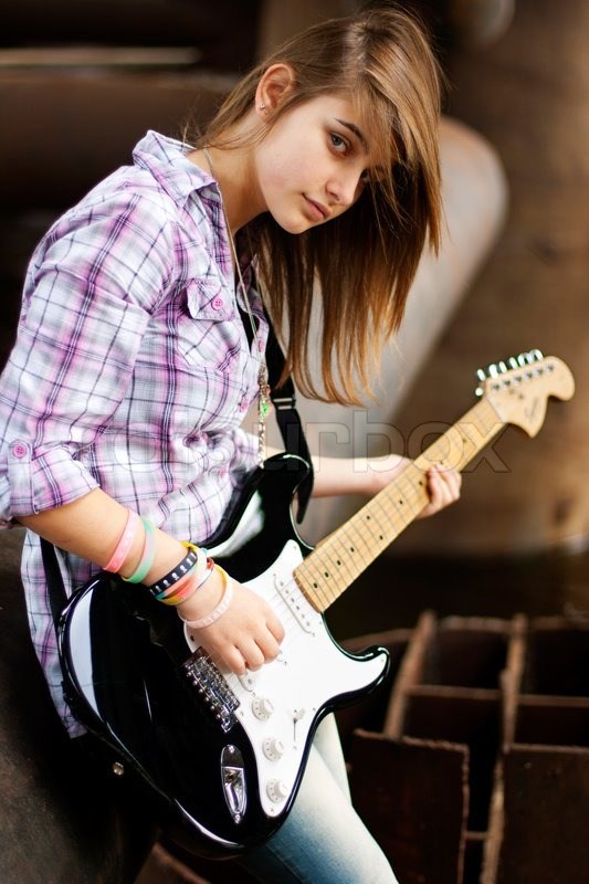 Girl And Electric Guitar Wallpaper 2018 In Girls