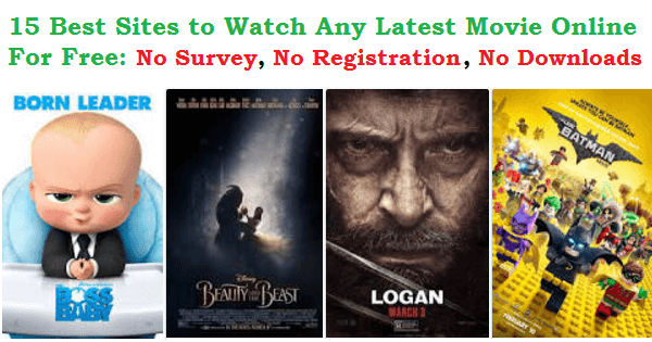 how to watch any movie for free online