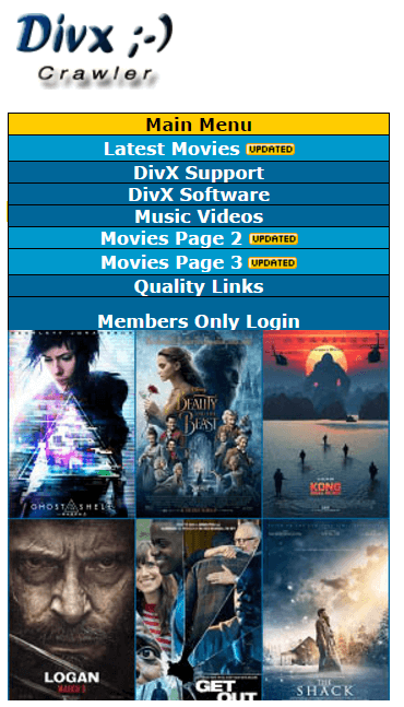 downloading divx movies for free