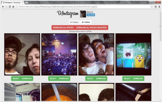 Download Pictures From Instagram Chrome