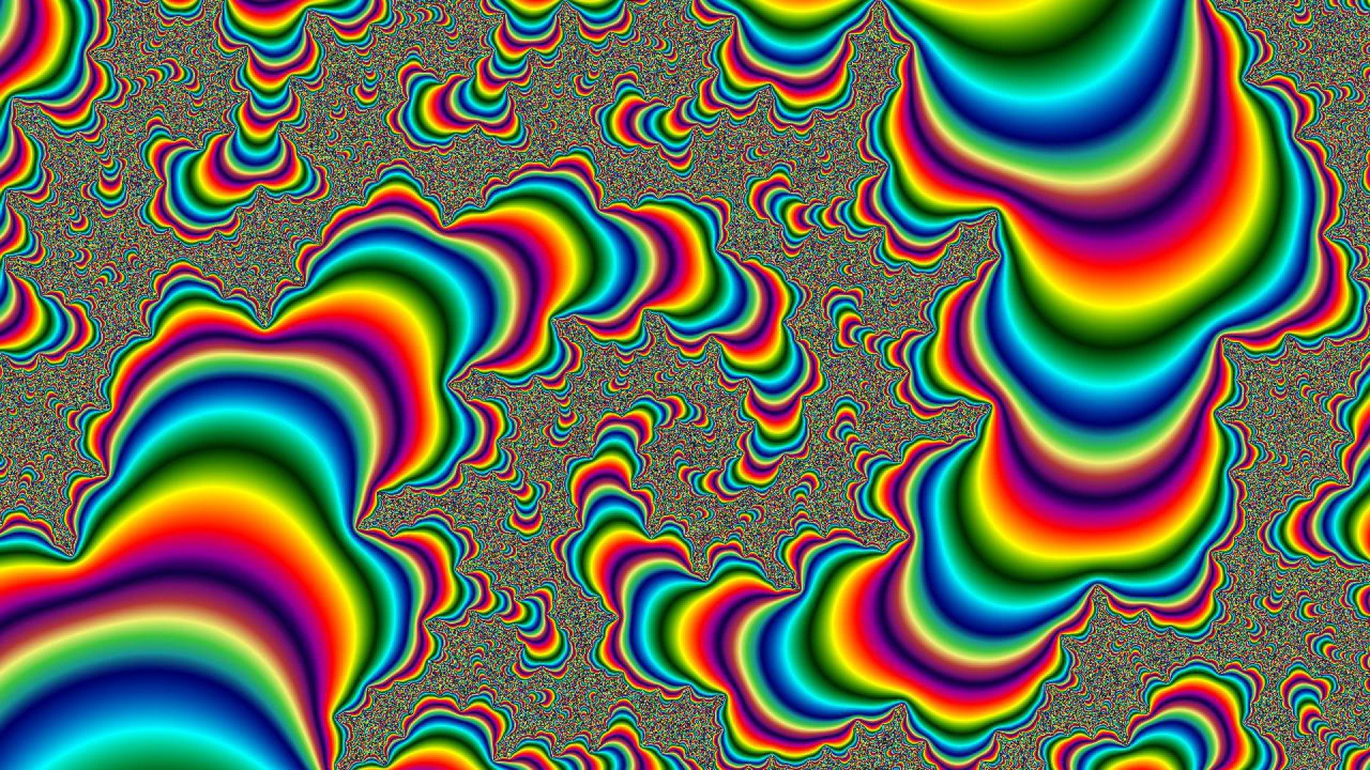 Moving Psychedelic Wallpaper - Supportive Guru