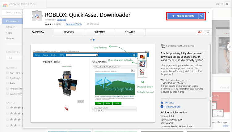 New Roblox Asset Downloader For Pc Free 100 Working - roblox quick asset downloader 223 crx free developer