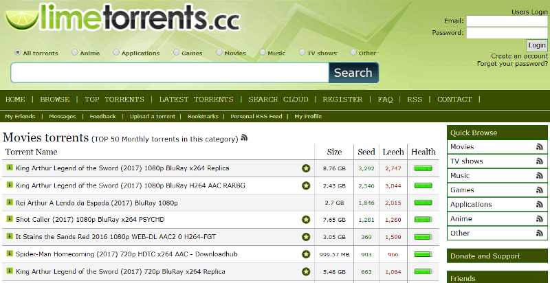 tv show torrenting sites 2018