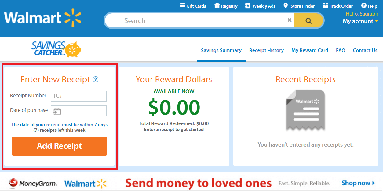 Walmart Savings Catcher [Guide] Save Money on Walmart Bills