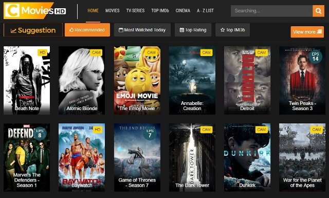 Top 10 Sites To Watch Free Movies Online 2017