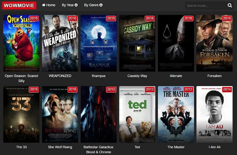 free streaming movie sites without registration