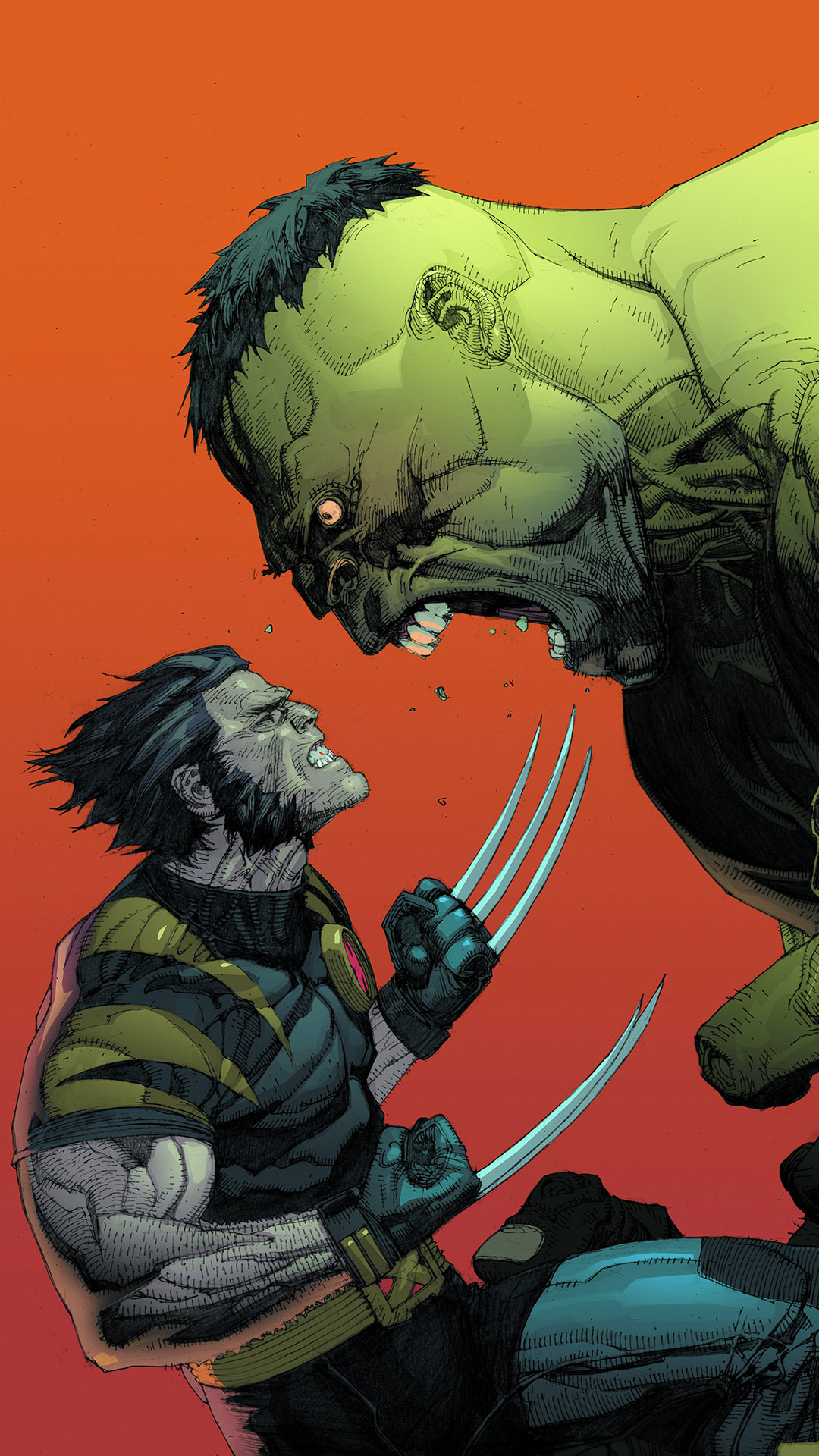 Hulk Vs Wolverine Wallpaper