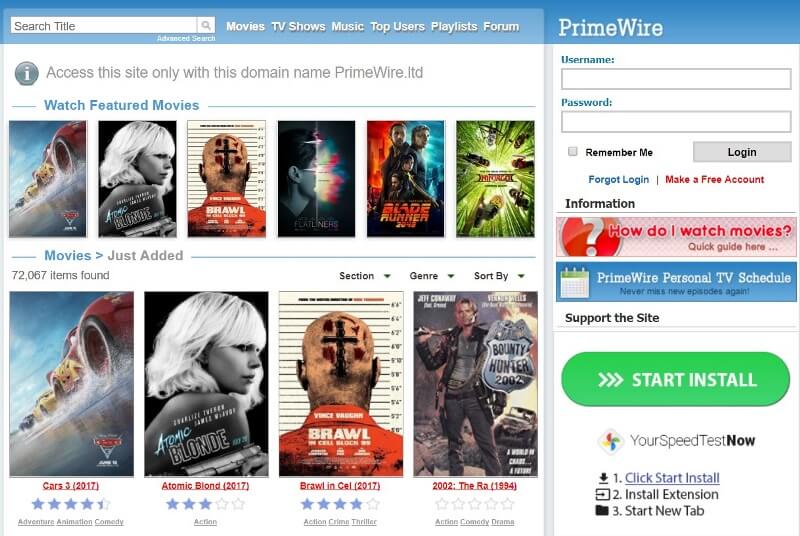 free movies download sites without registration