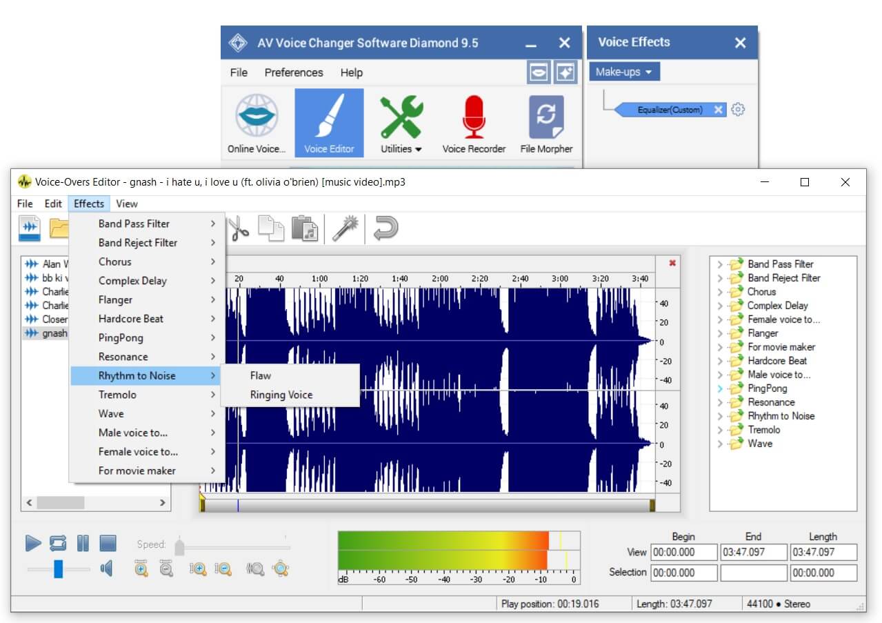 voice effects Supportive Guru