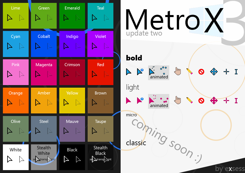 metro x3 cursors update two by exsess d6splq3