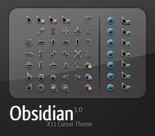 obsidian cursor set by teft