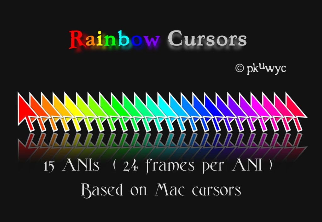 cursors rainbow