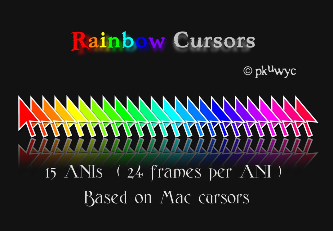 rainbow cursors by pkuwyc