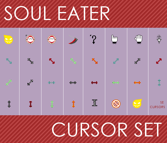 soul eater cursor set by thelifeofabinder