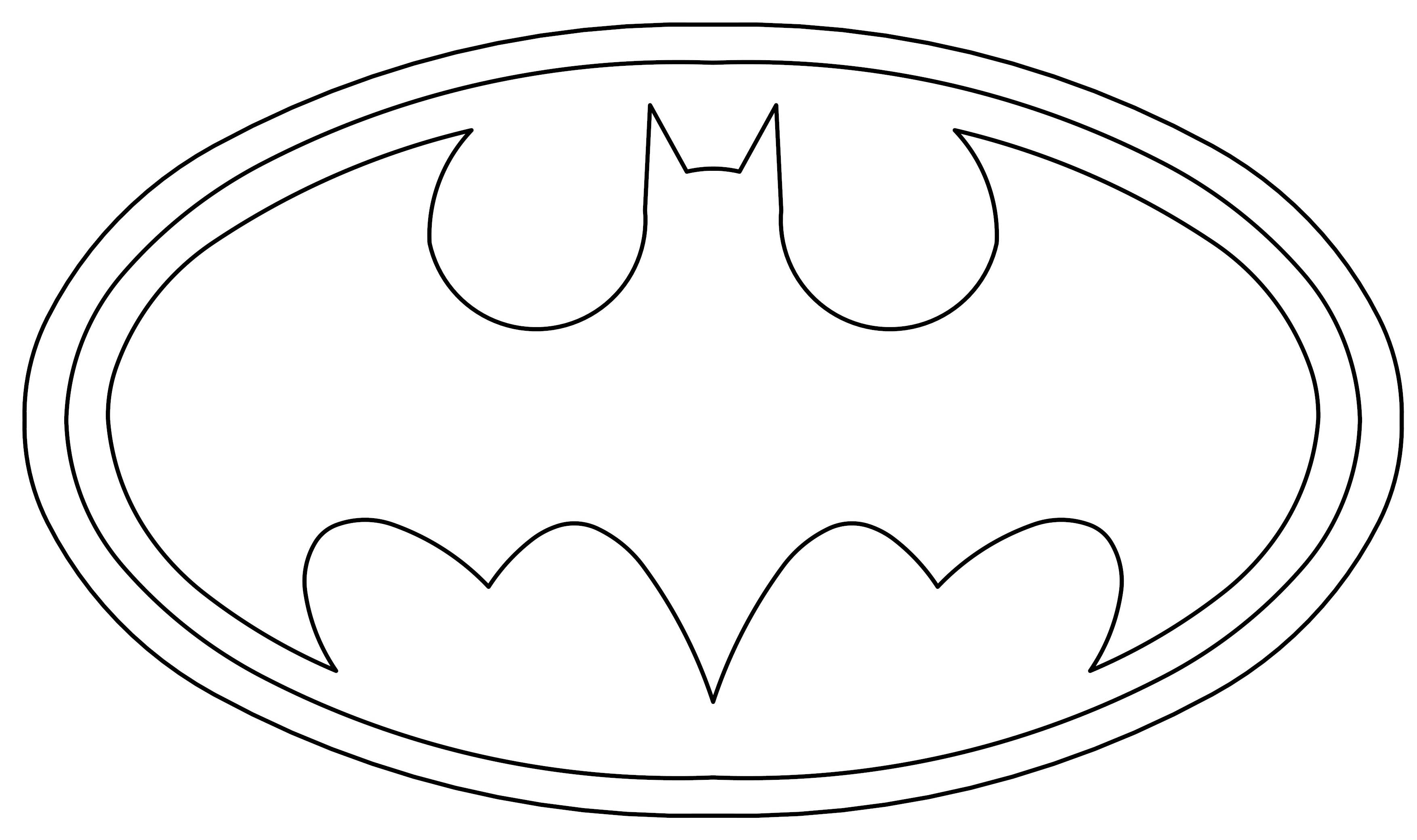 batman logo pages to print coloring pages