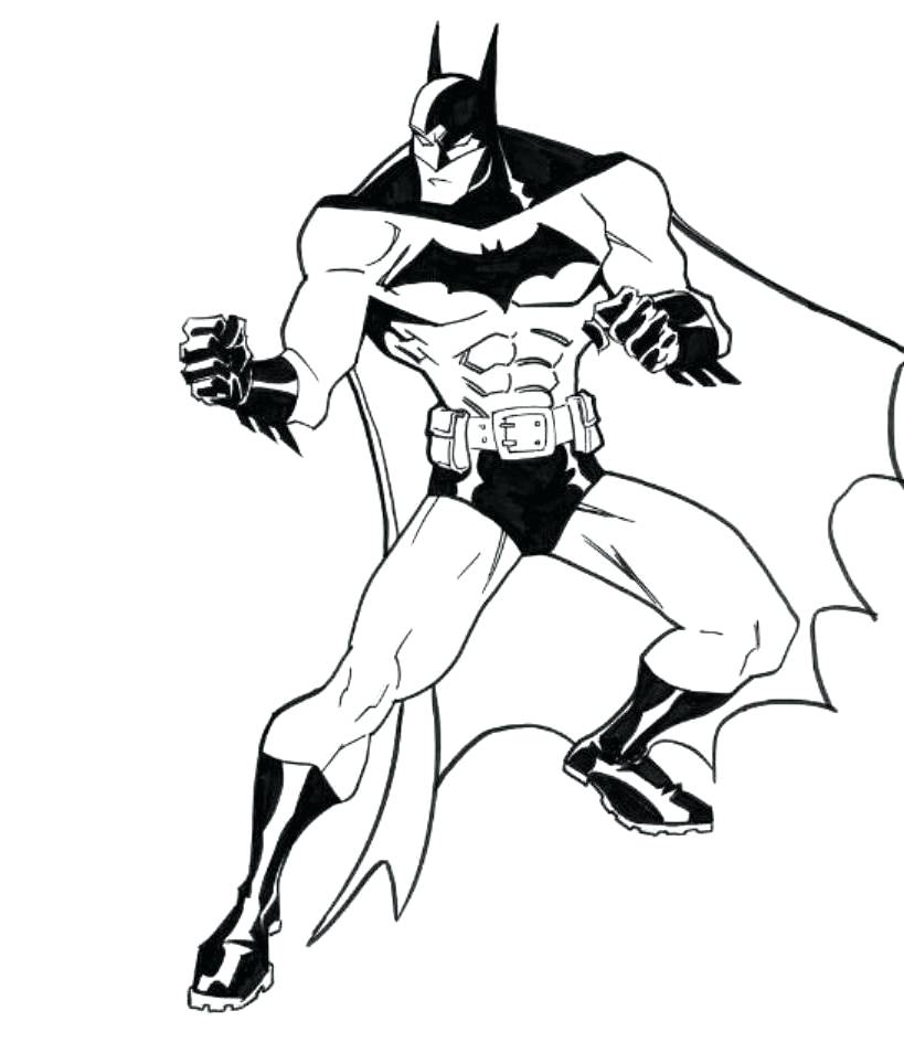 Printable Coloring Pages Batman