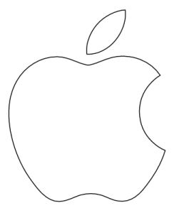 c35268d2e696d9ddf3545e6feb8688e0-apple-logo-stencils - Supportive Guru