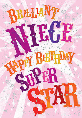 niece-happy-birthday-card-super-star-design-size-4.75-x-6.75-gh0481 ...