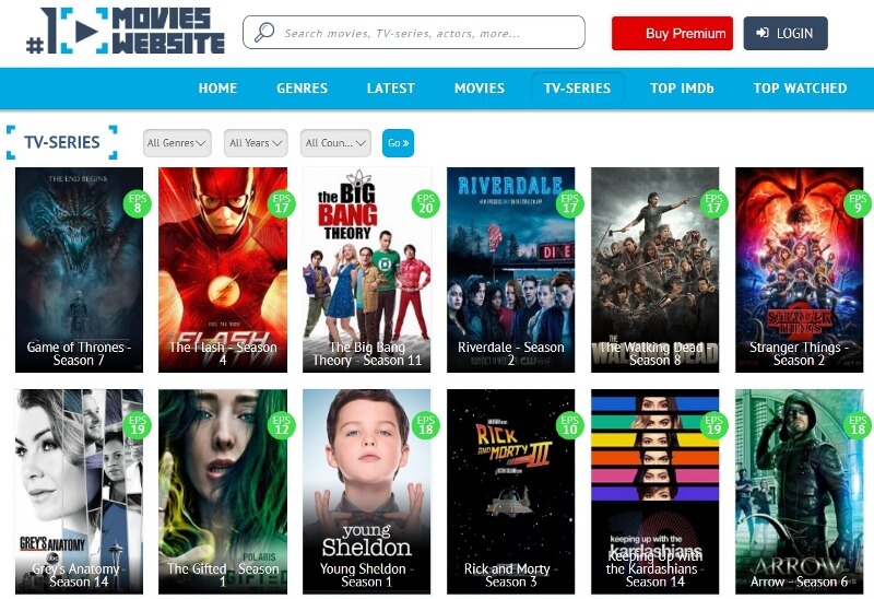 free sites to watch movies and tv series