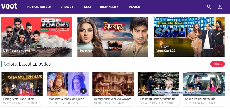 voot tv shows