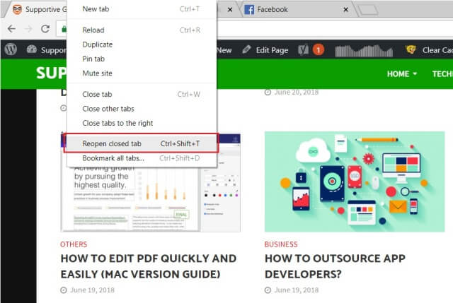 How To Reopen/Restore Closed Tabs (Chrome, FireFox, Safari, etc)