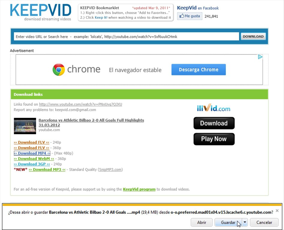 keepvid youtube download free