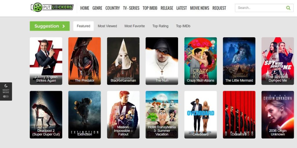 New Putlocker Site To Watch Free Movies & TV Shows in Full HD