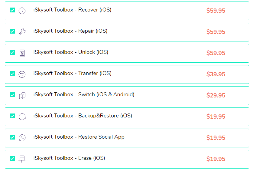 iskysoft toolbox for ios registration code list