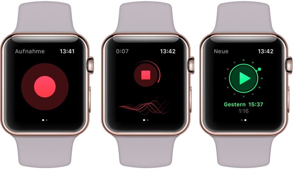 record video on apple watch