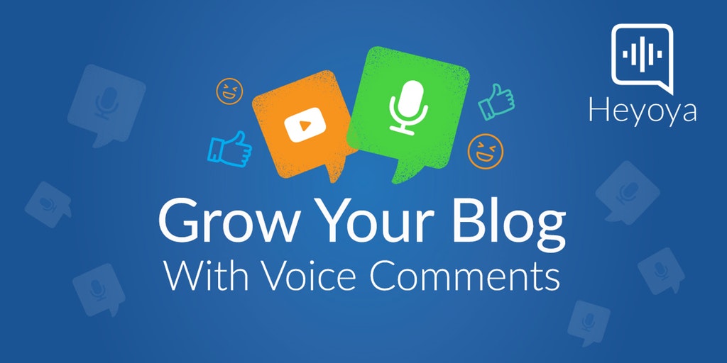 Heyoya Voice Comments for WordPress Sites