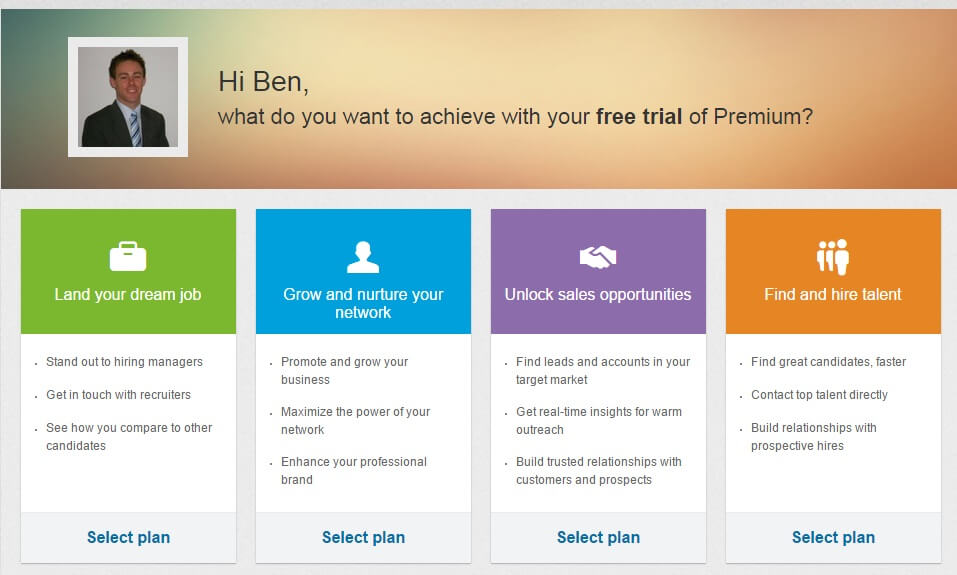 linkedin premium business plan features