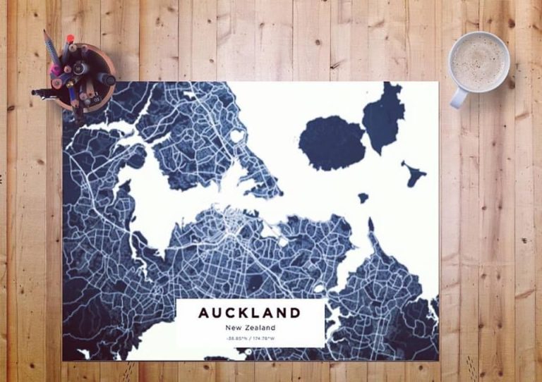 4 Steps to Create Custom Map Poster of Any Region of the World