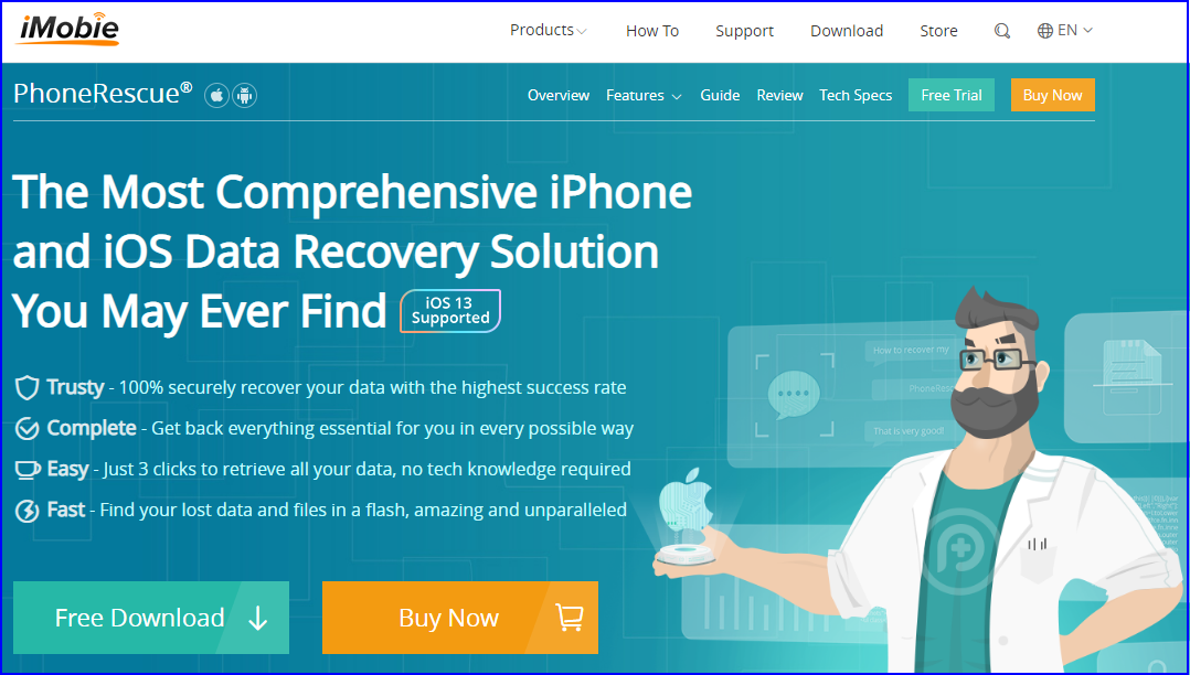 download PhoneRescue for iOS free