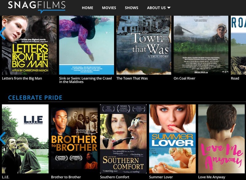 SnagFilms - Putlocker Alternative Free Movie Site