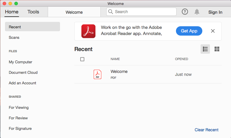 set my mac to use adobe acrobat for pdf