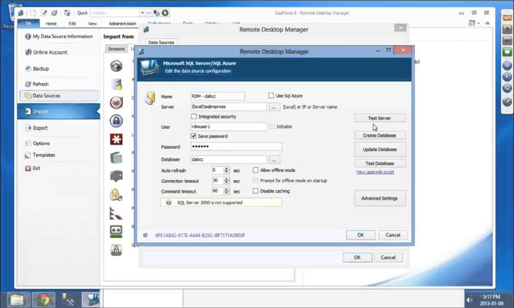 remote desktop manager free issue