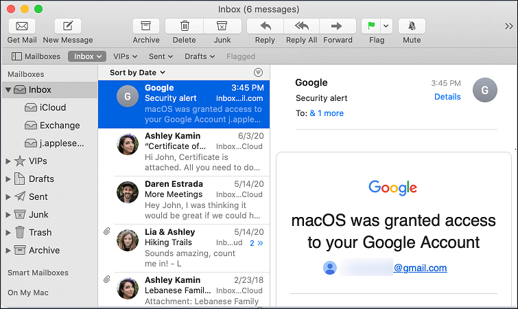 MacOS Apple Mail