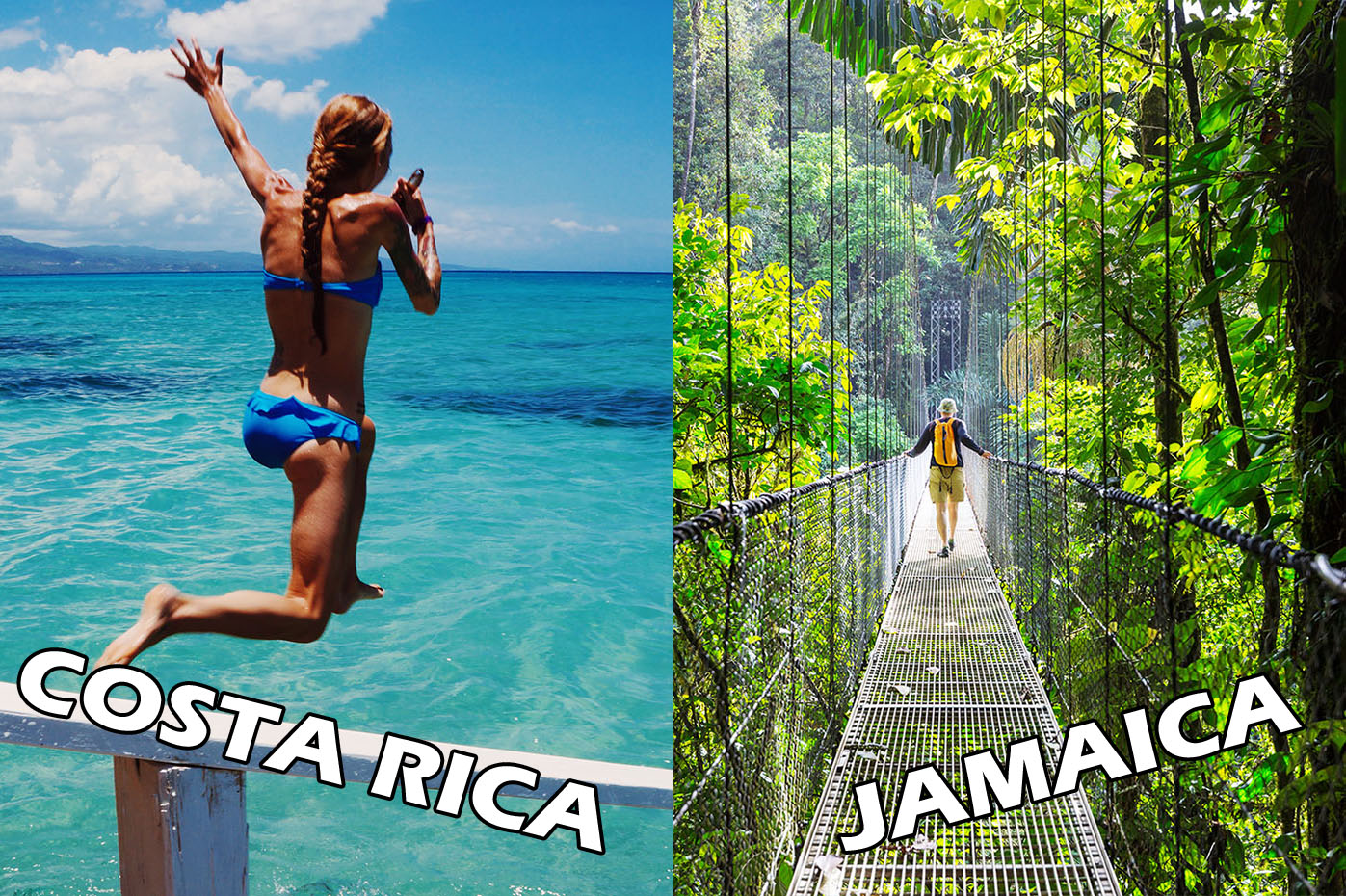 Costa Rica vs Jamaica Travel